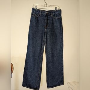 Old Navy size 4 extra high rise tall wide leg jeans